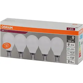 Лампа светодиодная Osram 7 Вт E14 (R, 6500 К, 560 Лм, 220 В, 4058075578166)