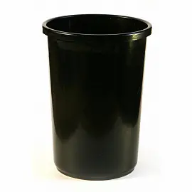 Корзина для мусора 12 л пластик черная (24.5x33.5 см)