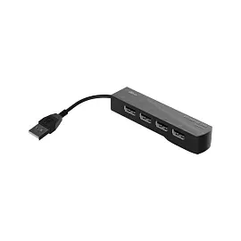 Разветвитель USB Ritmix CR-2406 black (USB хаб) на 4 порта USB (15119260)