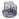 Подставка-органайзер "Профи", 130х130х90 мм, 6 отделений, тонированная серая, ОР05