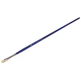 Кисть художественная синтетика упругая Гамма "Манеж", плоская №4, длинная ручка