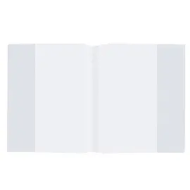 Обложка ПП для тетрадей и дневников, ПЛОТНАЯ, 60 мкм, 210х350 мм, прозрачная, ПИФАГОР, 223075