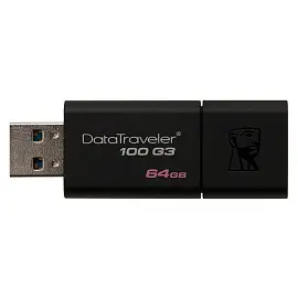Флешка USB 3.0 64 ГБ Kingston DataTraveler 100 G3 (DT100G3/64GB)