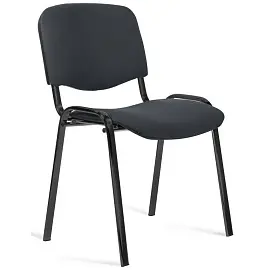 Стул офисный Easy Chair Изо С73 серый (ткань, металл черный)