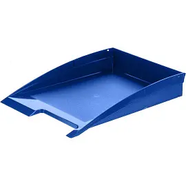 Лоток горизонтальный для бумаг Attache Success пластиковый синий