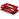 Дырокол Attache 6304 до 12 листов красный с линейкой Фото 1