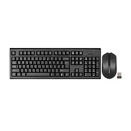 Набор клавиатура+мышь A4Tech 3000NS клав:чер мышь:чер/USB/WLS/Multimedia