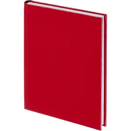 Ежедневник недатированный Attache Ideal New балакрон A5+ 136 листов красный (146х206 мм)