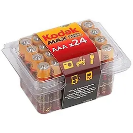 Батарейка AAA мизинчиковая Kodak Max 24 штуки в упаковке