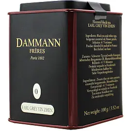 Чай листовой черный Dammann The Earl Grey Yin Zhen 100 г (бергамот)