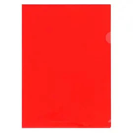 Папка-уголок СТАММ, А4, 150мкм, непрозрачная, красная