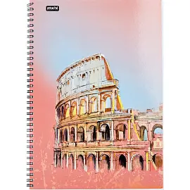 Бизнес-тетрадь Attache Selection Travel Italy А4 96 листов разноцветный в клетку на спирали (203х290 мм)