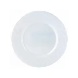 Тарелка десертная стекло Luminarc Трианон диаметр 155 мм белая (артикул производителя D7501)