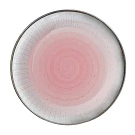 Набор бумажных тарелок Керамика розовая, в т/у пленке,6 шт d=230мм (309940)