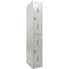Шкаф для одежды металлический ПРАКТИК ML-12-30 (LS-02) усилен. баз. модуль