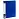 Папка с 30 вкладышами СТАММ "Кристалл" А4, 17мм, 700мкм, пластик, синяя