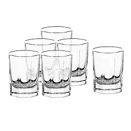 Набор стаканов (стопка) Pasabahce стеклянные низкие 60 мл (6 штук в упаковке)