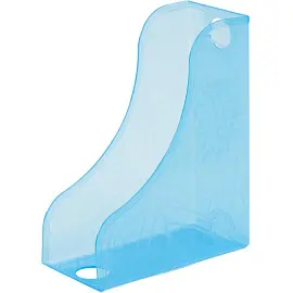 Лоток вертикальный для бумаг 118 мм Attache Open-Space пластиковый прозрачный голубой