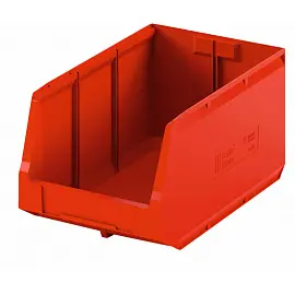 Ящик (лоток) универсальный полипропиленовый I Plast Logic Store 500x300x250 мм красный ударопрочный морозостойкий
