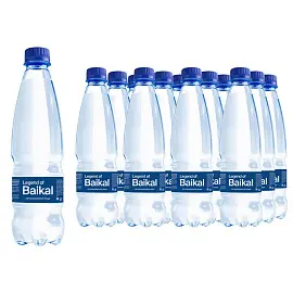 Вода питьевая Legend of Baikal негазированная 0.5 л (12 штук в упаковке)