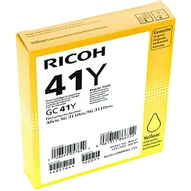Картридж лазерный Ricoh GC41Y 405764 желтый оригинальный