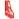 Лоток для бумаг вертикальный СТАММ "Лидер", тонированный красный, ширина 75мм