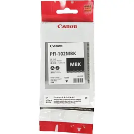Картридж струйный Canon PFI-102МBK 0894B001 матовый черный оригинальный