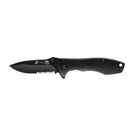 Нож складной Stinger 80 мм нержавеющая сталь/алюминий (черный)