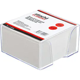 Блок для записей 90x90x50 мм в боксе белый Attache Economy (плотность 65 г/кв.м)