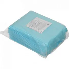 Простыня одноразовая Гекса нестерильная в сложении 200 x 70 см 42 г/кв.м (голубая, 10 штук в упаковке)