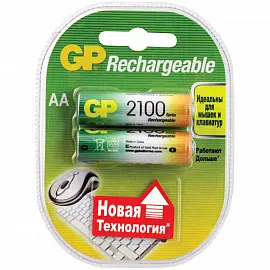 Аккумулятор GP AA (HR06) 2100mAh Цена за 1 аккумулятор