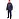 Куртка рабочая зимняя мужская з08-КУ со светоотражающим кантом синяя/красная (размер 52-54 рост 170-176) Фото 1