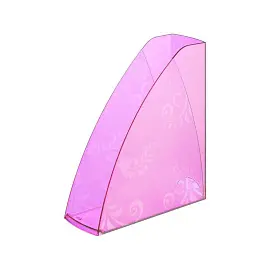 Лоток вертикальный для бумаг 85 мм Attache Selection Flamingo пластиковый розовый