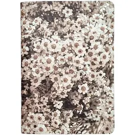 Тетрадь общая Be Smart Nude А5 48 листов в клетку на скрепке (обложка с рисунком цветы, матовая ламинация)