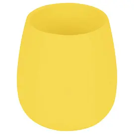 Стаканчик для рисования Мульти-Пульти силиконовый желтый, 290мл, европодвес