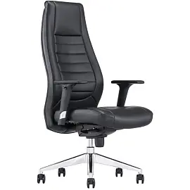 Кресло для руководителя Easy Chair 599 MPU черное (экокожа, алюминий)