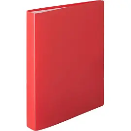 Папка файловая на 80 файлов Attache A4 35 мм красная (толщина обложки 0.6 мм)