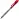 Ручка шариковая автоматическая Deli Arrow красная (толщина линии 0.35 мм)