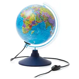 Глобус политический Globen, 25см, интерактивный, с подсветкой + очки виртуальной реальности