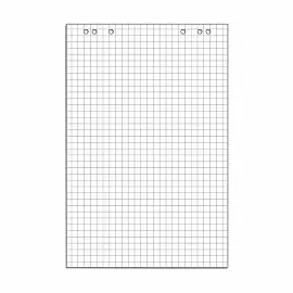 Бумага для флипчартов Attache 67.5х98 см белая 50 листов в клетку (80 г/кв.м)