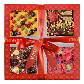Подарочный набор шоколада Chokodelika Палитра вкусов 140 г