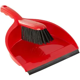 Комплект для уборки SYR с мягким ворсом и совок красная S0612291