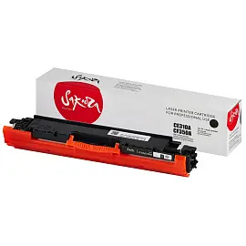 Картридж лазерный Sakura 126A/130A CE310A/CF350A для HP черный совместимый