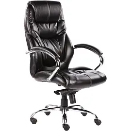 Кресло для руководителя Easy Chair 535 MPU черное (искусственная кожа, металл)
