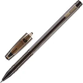 Ручка гелевая неавтоматическая Attache Space черная (толщина линии 0.5 мм)