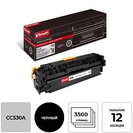Картридж лазерный Комус 304A CC530A для HP черный совместимый
