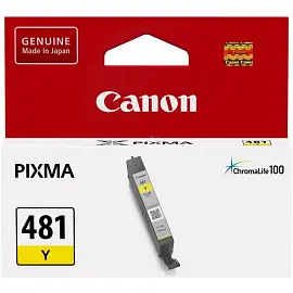 Картридж струйный Canon CLI-481Y 2100C001 желтый оригинальный
