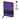 Записная книжка А5 80л., кожзам, Berlingo "Fuze", цветной срез, фиолетовый Фото 0