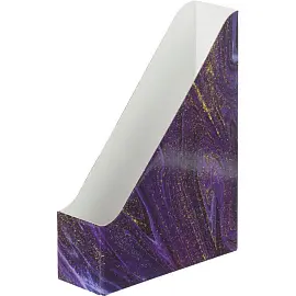 Лоток вертикальный для бумаг 75 мм Attache Selection Fluid картонный фиолетовый