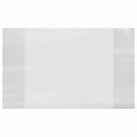 Обложка ПВХ для тетрадей и дневников, 80 мкм, 208х346 мм, прозрачная, ПИФАГОР, 229308